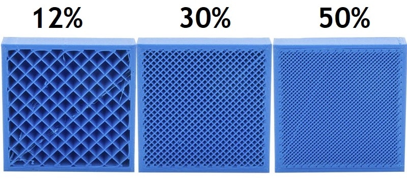 infill patterns and density in the same Print! – 3D