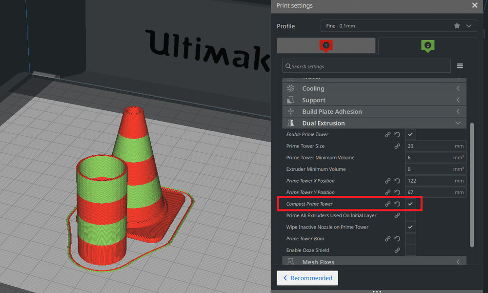 Dual Extrusion - Move extruder to safe position · Issue #3451