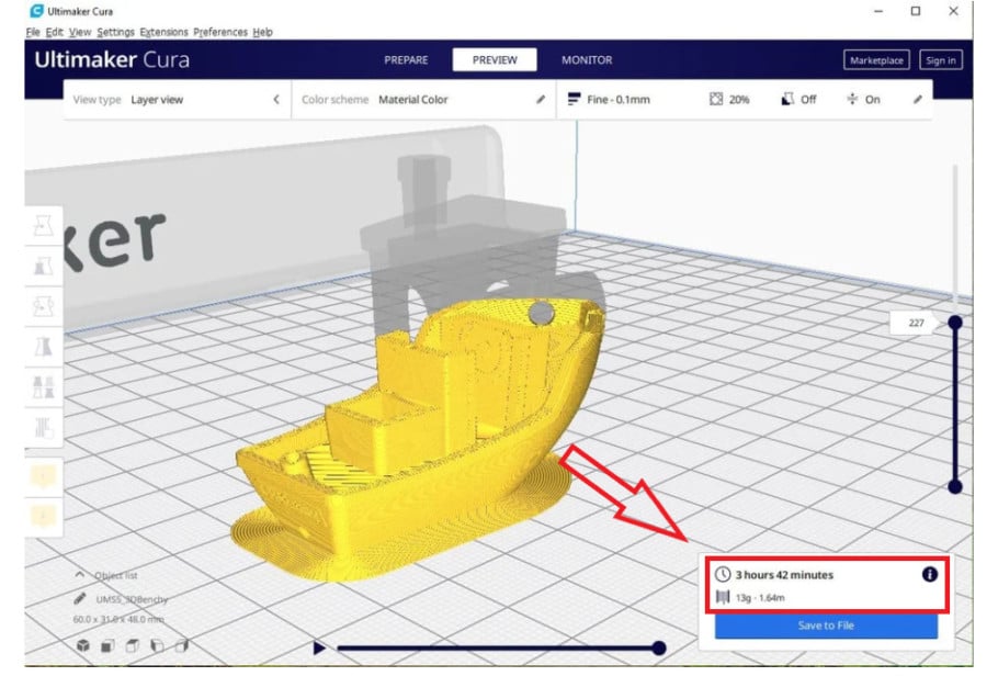 How do infill patterns and density affect printing time? 