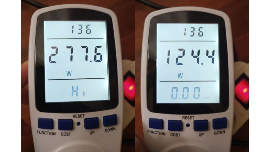 Power Consumption of the Creality Ender-3 V2