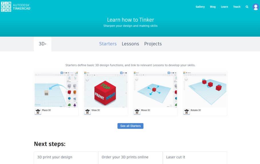 offline version of tinkercad