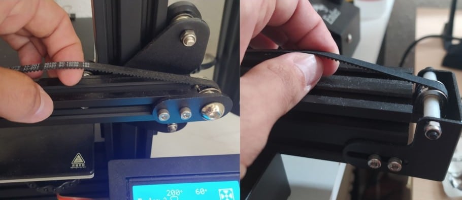 Ender 3 (Pro/V2) Belt Tension How tight should they be?