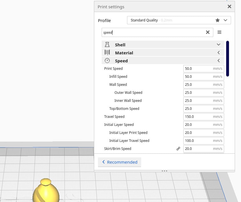 what is travel speed in 3d printing